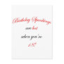 18 Birthday Spanking Post Cards