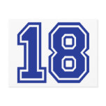 18 - Eighteen Postcard