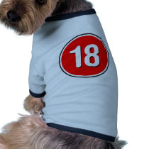 18 - Emo Alternative Grunge Rock Punk Dog Tee