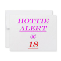 18 Hottie Alert invitations by thatsabigbirthday4 18 Hottie Alert invitations