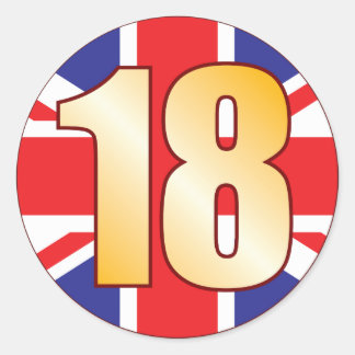 Number 18 Stickers | Zazzle