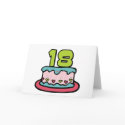 18 Year Old Birthday Cake cards by Birthday_Bash 18 Year Old Birthday Cake cards