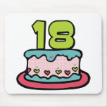 18 Year Old Birthday Cake mousepads