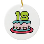 18 Year Old Birthday Cake Ornaments