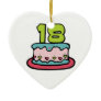 18 Year Old Birthday Cake Christmas Tree Ornaments