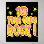 18 Year Olds Rock! (Pink) Poster Print