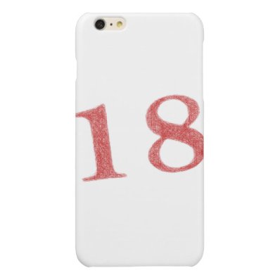 18 years anniversary glossy iPhone 6 plus case