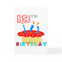 18th Birthday card card