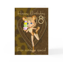 18th Birthday card, Cutie Pie Animal Collection