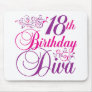 18th Birthday Diva Mouse Mat