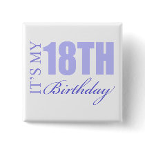 18th Birthday Gift Idea Pinback Button