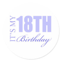 18th Birthday Gift Idea Sticker