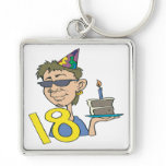 18th Birthday Keychain