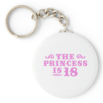 18th Birthday Keychain
