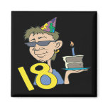 18th Birthday Fridge Magnet
