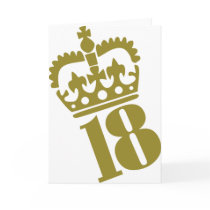 18th Birthday - Number – Eighteen Cards