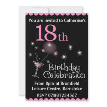18th Birthday Party Invitation by stylishdesigns 18th Birthday Party Invitation