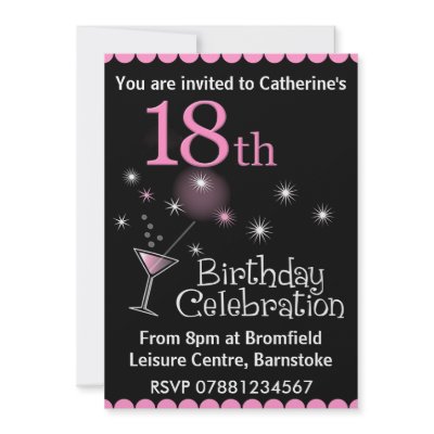 18th Birthday Party Invitation by stylishdesigns