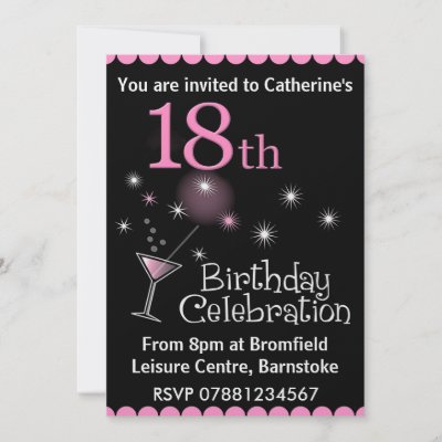 Online Party Invitations on Pictures Of Birthday Party Invitations 18th Free