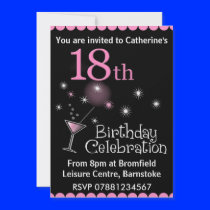 18th Birthday Party Invitation