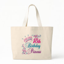 18th Birthday Princess Tote Bag