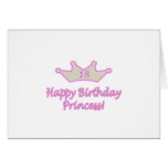 18th Birthday Princess Greeting Card