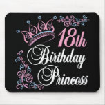 18th Birthday Princess Mouse Mats