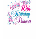 18th Birthday Princess t-shirts