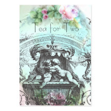 18th Century Cherub Rococo Business Cards