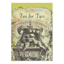18th Century Cherub Rococo Business Cards