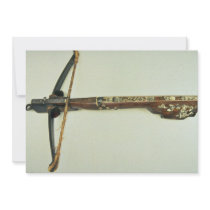 18th century cross-bow, Malbork, Poland Personalized Invitation