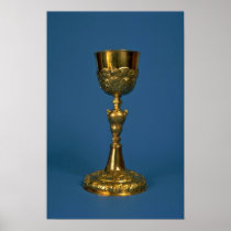 18th century gilded silver chalice, Torun, Poland Posters