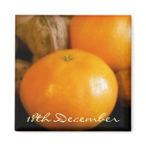 18th December • Satsumas • Magnet by SabineStGreetings 18th December • Satsumas • Magnet