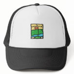 18th Green Golf Design Trucker Hat