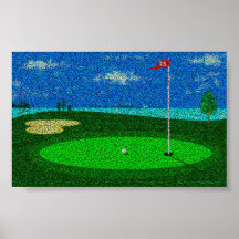 18th Hole (2nd version) Poster
