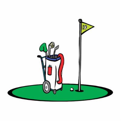 18th hole golf graphic photo sculptures by sports_shop