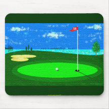 18th Hole Mouse Pads