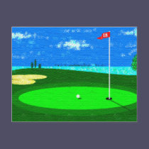 18th Hole postcards