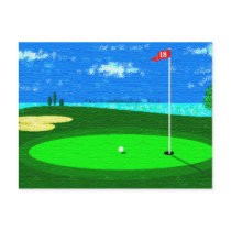 18th Hole postcards