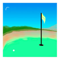 18th Hole Poster posters