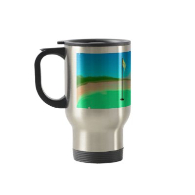 18th Hole Travel Mug by KingDaddy