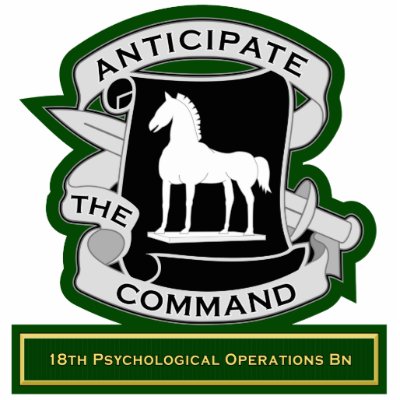 18th Psychological Operations Battalion DUI Photo Cutouts by a2zgraphicsworks