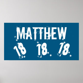 18th birthday poster