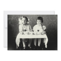 1900 Girlfriends Tea Party Custom Invitation