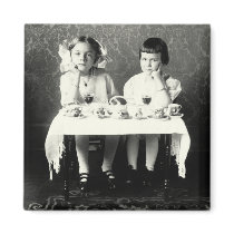 1900 Girlfriends Tea Party Fridge Magnets