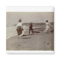 1900 groupat beach magnet by amazingvintage 1900 groupat beach magnet