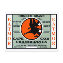 1900 Honker Brand Cranberries Post Cards