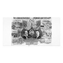 1900 Mckinley -Teddy Roosevelt Personalized Photo Card