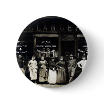 1900 Parisian Bakery Pinback Buttons