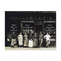 1900 Parisian Bakery Postcard